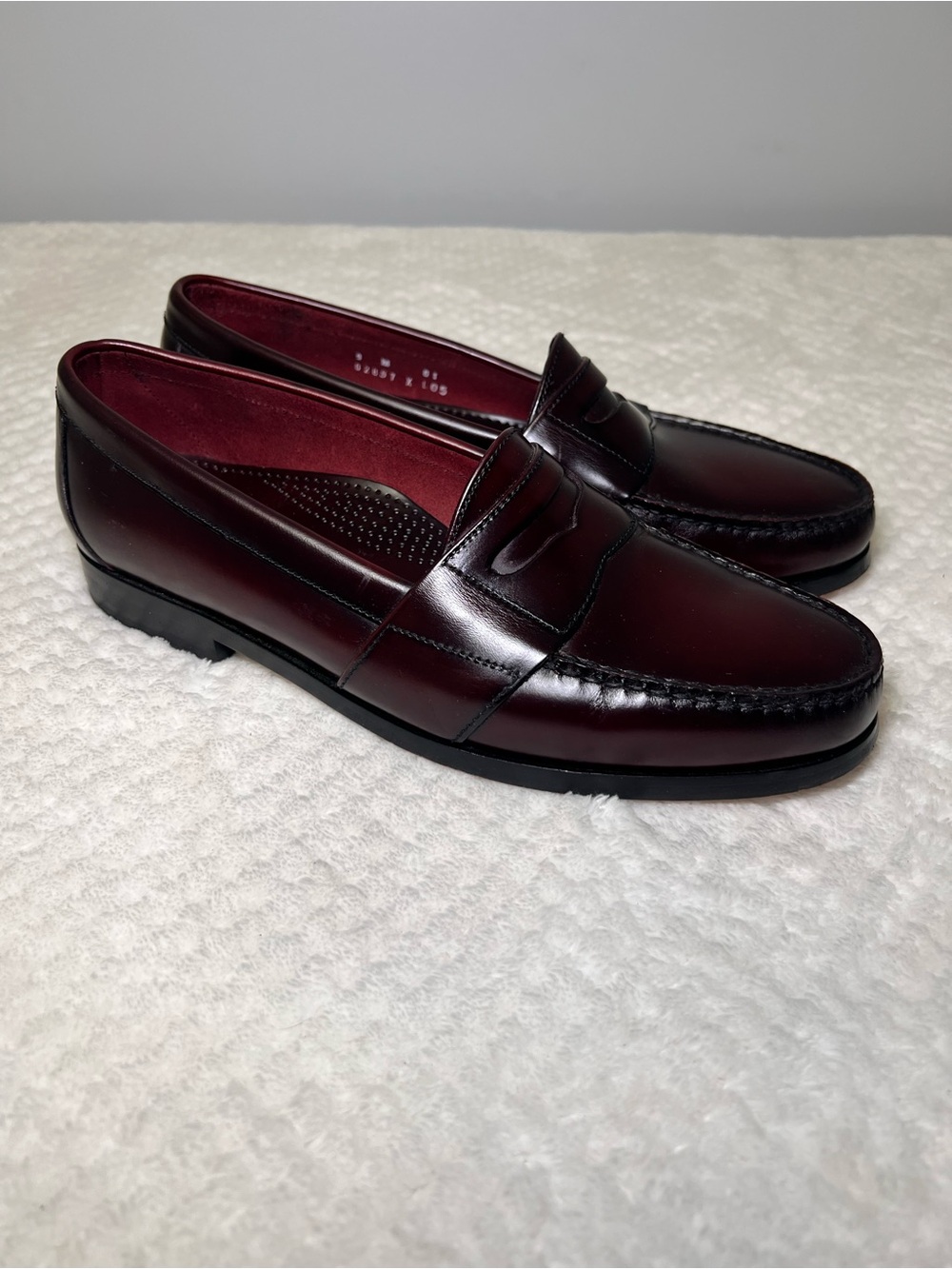 Cole Haan Men's Penny Loafers in Burgundy Wine